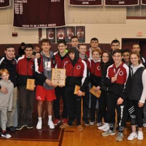 Camden Hills wrestling secured a second place finish at the Noble Invitational. (Courtesy Glenn Lang)