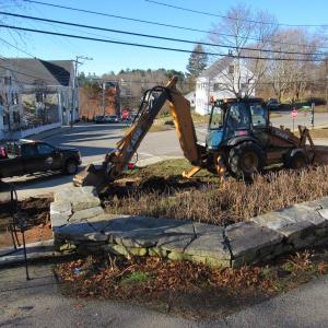 rockport, maine, library, demolition, construction