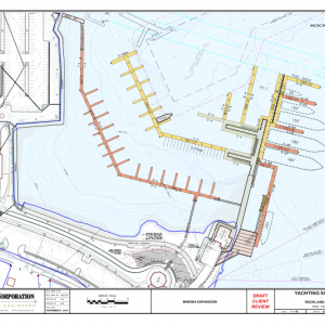 The Nov. 8 version of the proposed Yachting Solutions marina.