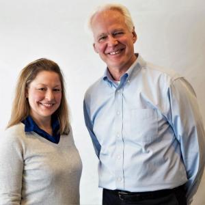 Megan Williams, UMC executive director and John Viehman, UMC’s board president. (Photo by Marti Stone)