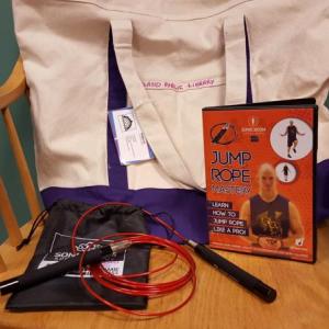 Fitness kit jump rope. (Photos courtesy of Rockland Public Library)