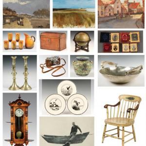 A diverse selection of items will be offered in Thomaston Place Auction Galleries’ Two-Day Online Auction, “Wanderlust.” (Image courtesy of Thomaston Place)