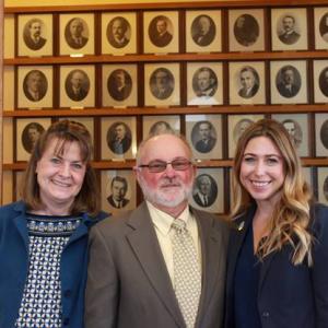 Sen. Erin Herbig (right) with Pastor Peter Sheff and his wife Kim Sheff. (Photo courtesy Senator Herbig’s office)