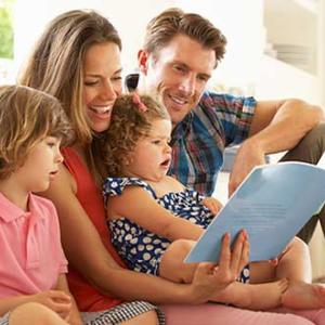 Literacy in the Home. (Photo courtesy University of Maine Hutchinson Center)