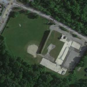 Aerial view of the former Rockport Elementary School property. Source: Google Maps