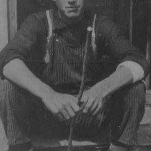 Osborne Wade, fisherman, carpenter and Larry Wade’s grandfather, as a young man.
Photo courtesy of Lincolnville Historical Society osborne wade