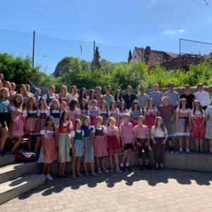 Camden Hills students on an intercultural trip to Germany in July 2019. (Courtesy Tom Gray)