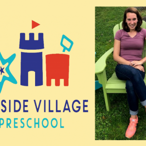 Jennessa Tyler has opened Seaside Village Preschool in Camden this fall. (Photos courtesy Jennessa Tyler; Graphic by George Harvey)