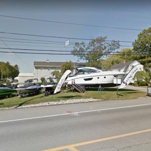 A gymnastics or “movement” center is planned for the property at 229 Commercial Street in Rockport where Yachting Solutions is now located. Photo: Google Maps