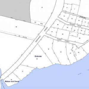 Belfast tax map No. 29 of the parcels whose deeds are now being questioned in court.