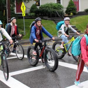 And they biked.... (Photo by Ellen Curtis)