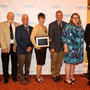 Larry Clark, Trustee; Bruce Mills, Trustee; Harold Porter, Service Technician; Kyle Anne Benson, Office Assistant; Timothy Wilson, Service Forman; Brenda Storey, Office Manager; Herbert Kronholm, Superintendent. (Photo courtesy Searsport Water District)