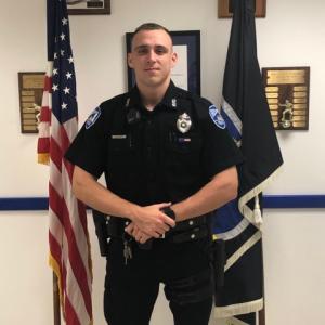 Rockland Patrol Officer Jeff Aeschlimann. (Photo courtesy of Rockland Police Department)