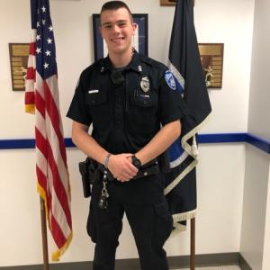 Rockland patrol officer Nate Tilton. (Photo courtesy of Rockland Police Department)