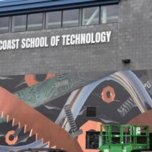 The Mid-Coast School of Technology in Rockland. (Photo by Sarah Thompson)