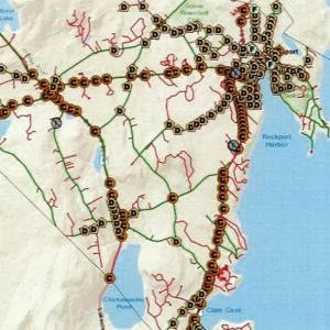 Map depicts decorative (D) and cobra head (C) streetlights currently in Rockport. Source: Town of Rockport