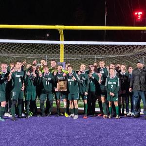 The Mount View boys soccer team won its first regional championship since 1980. (Courtesy Zackary Freeman)