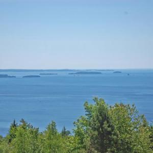 The view from Ducktrap Mountain looking east over Penobscot Bay. (Photo courtesy Dennis Cerrotti)