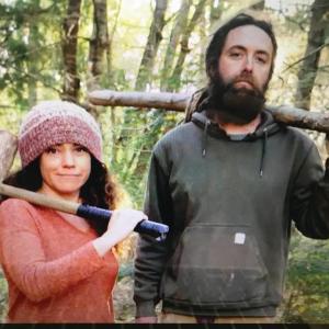 Artist Felicia Cinquegrana and her husband John Puckett were featured on Discovery.com for building their house off the grid. Photo courtesy Discovery.com