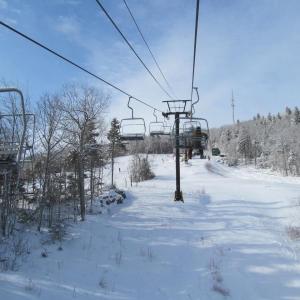 On a nice snowy day at the Camden Snow Bowl. (Photo courtesy Molly Mulhern)
