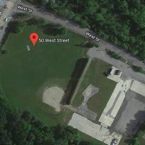 Aerial view of the former Rockport Elementary School property at the corner of Route 1 and Route 90. Source: Google