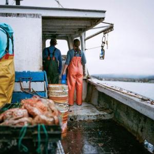 Lobstermen at work. Photo courtesy of Hannah McGowan Photography.