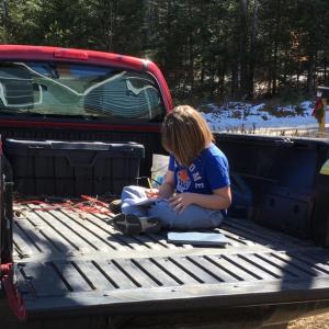 andy in truck