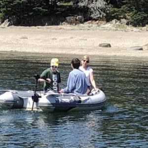 The dinghy, in 2019. (Photo courtesy Brian Leonard)