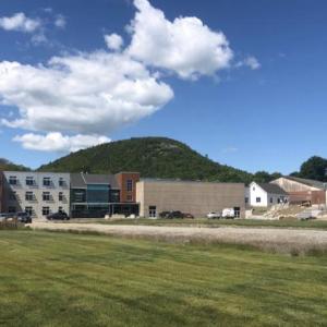 The school, as of June 16. (Photo courtesy Steve Claffie)