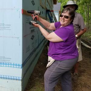 West Bay Rotarians assist in the construction of Habitat for Humanity homes in Rockland. (Photo courtesy West Bay Rotary)