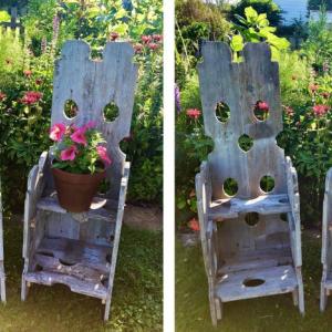 Garden Chairs by Conny Hatch. (Photos submitted with news release)