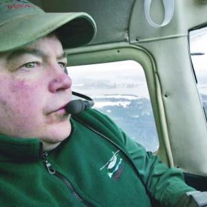 Kevin Waters, in 2005, in his aeronautic element. “Those planes ran on his love for people.... He had a heart bigger than the bay,” said Peter Ralston, who took this photo of Kevin. (Photo courtesy Peter Ralston)