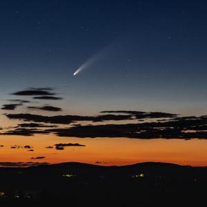 Comet Neowise, over Clary Hill in Union. (Photo courtesy Kyle Santheson)