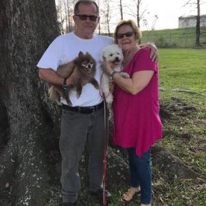 Judy Ann Guptill Royce with her husband, Bob.