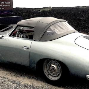My 1956 356 in Death Valley during the Quantum Run 356 in 2018.