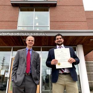 Jesse Bifulco and Eric Lyerly. (Photo courtesy Penbay Estate Planning Law Center)