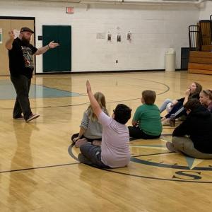 Ryan Jackson at Oceanside Middle School, where he’s a Site Coordinator for the 21st Century After-School program. Photo courtesy Ryan Jackson