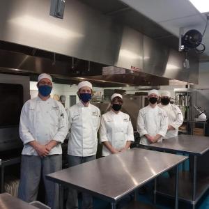 Students intThe Kennebec Valley Community College (KVCC) Culinary Arts program. Photo courtesy Jessica Reale Raahede