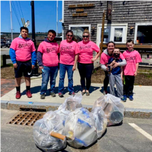 Keep Belfast Maine Beautiful Annual Clean Up. (Photo courtesy George Frangoulis)