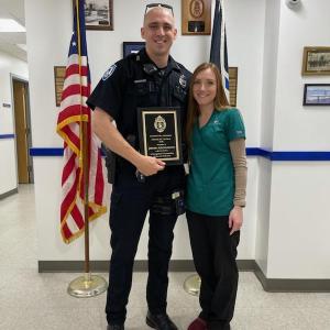 Officer Jeff Aeschlimann. (Photo courtesy Rockland Police Department)