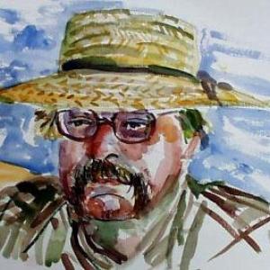 Portrait of Kendall Merriam, by Carlo. Kendall Merriam was born and raised in Rockland. He has a history degree from Gordon College and pursued graduate studies in military and maritime history at the University of Maine at Orono and Mystic Seaport in Mystic, Conn. He received grants to study historical research at Colonial Williamsburg and the National Archives in Washington, D.C.
