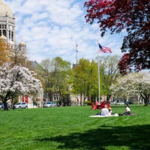 Spring in bloom on the Muhlenberg College campus. (Photo courtesy Muhlenberg College)