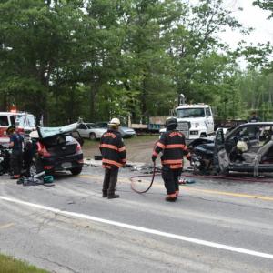 All occupants were out of the vehicles before any of these pictures were taken. (Photo by Sarah Thompson)