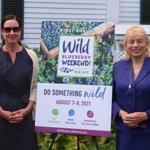 Patricia Kontur, Director of Programs, The Wild Blueberry Commission of Maine, Commissioner Amanda Beal, Department of Agriculture, Conservation and Forestry, Governor Mills, Director Nancy McBrady, Bureau of Agriculture, Food and Rural Resources