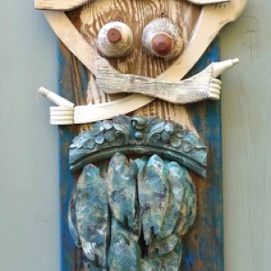 Andre Benoit’s “Mermaiden,” 2019’s Best In Show of the ARTinME exhibition at Boothbay Region Art Foundation. Courtesy of BRAF Andre Benoit