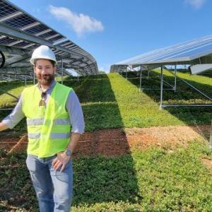 Alan Robertson, of BlueWave Solar (Photo courtesy Shawn McCarty)