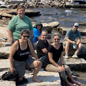 OUT Maine staff on Hurricane Island.