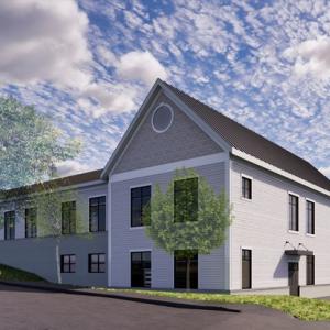 Blue Hill hospital conceptual rending. (Image courtesy Northern Light Blue Hill Hospital)