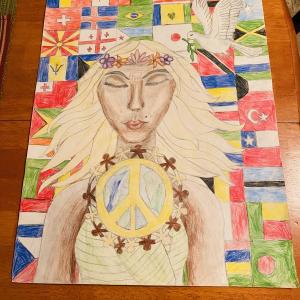Poster by first place winner, Madeline Bennett. (Photo courtesy Camden Lions Club)