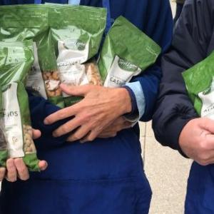 Camden Rotary Club’s downtown nut sales will conclude on Saturday, December 18. (Photo courtesy Camden Rotary Club)
